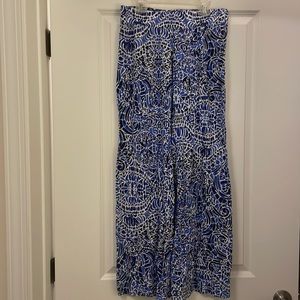 Lilly Pulitzer Bal Harbor mid-rise palazzo pant in Taverna Tile Allover, XS